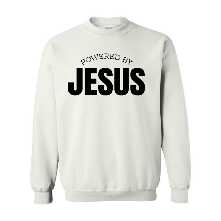 Powered by Jesus - Crewneck