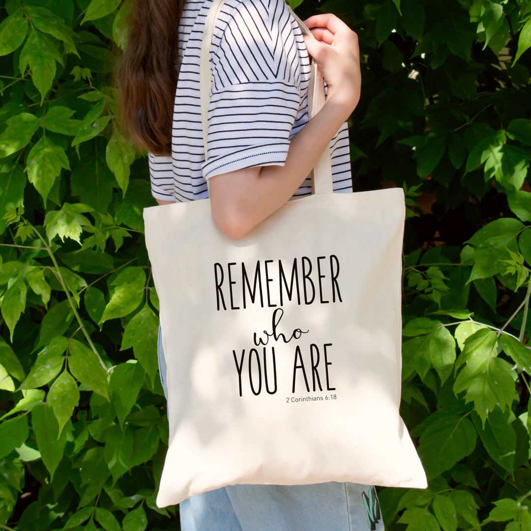 Remember Who You Are - Christian Tote Bag