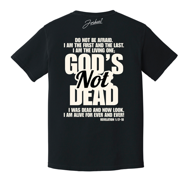 God's Not Dead Back Black Shirt