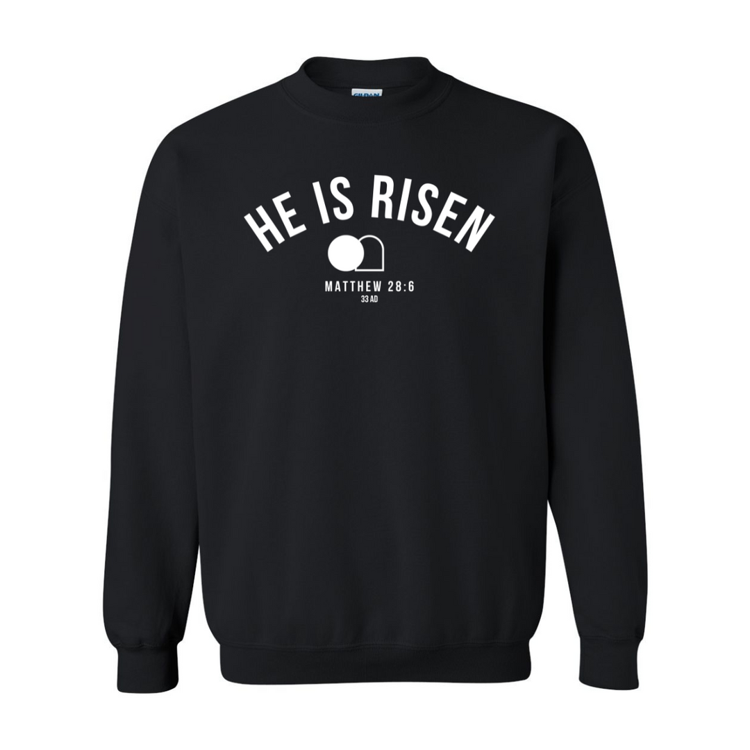 He_is_Risen_Crewneck_Black