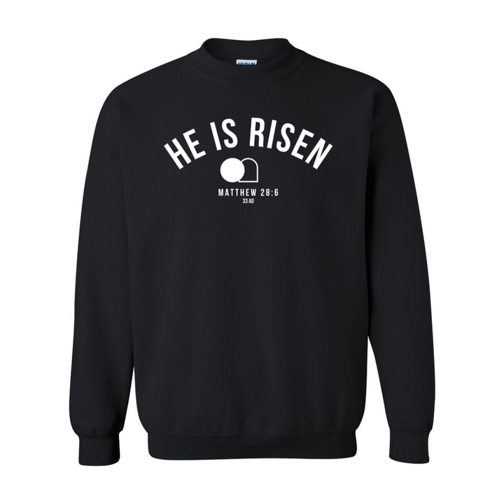 He_is_Risen_Crewneck_Black