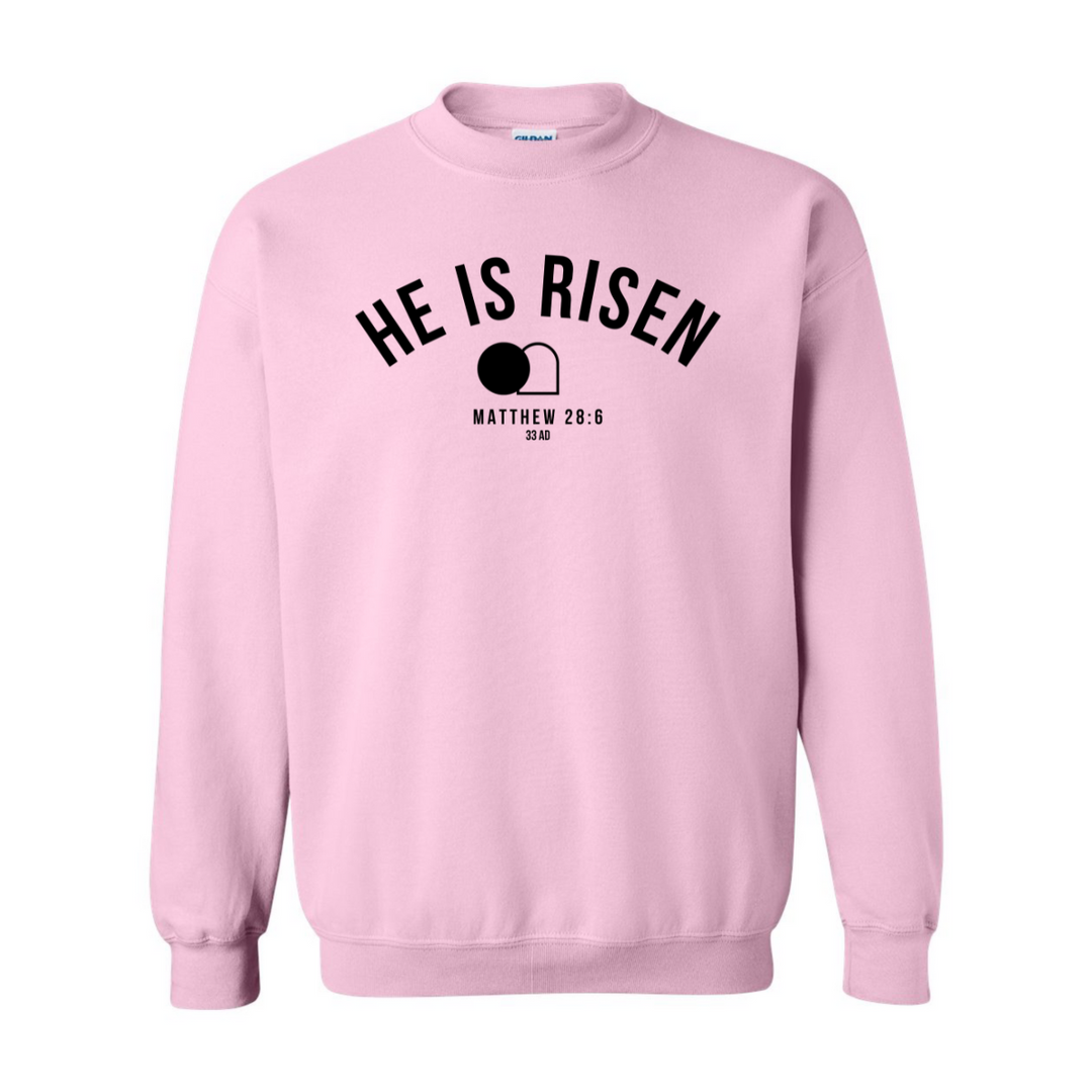 He_is_Risen_Crewneck_Pink