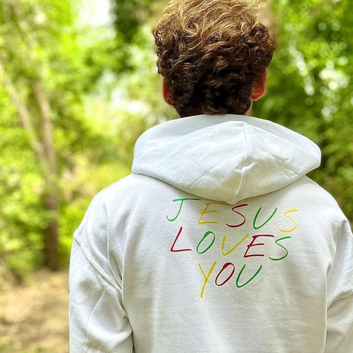 Jesus Loves You (Colorful) - Hoodie