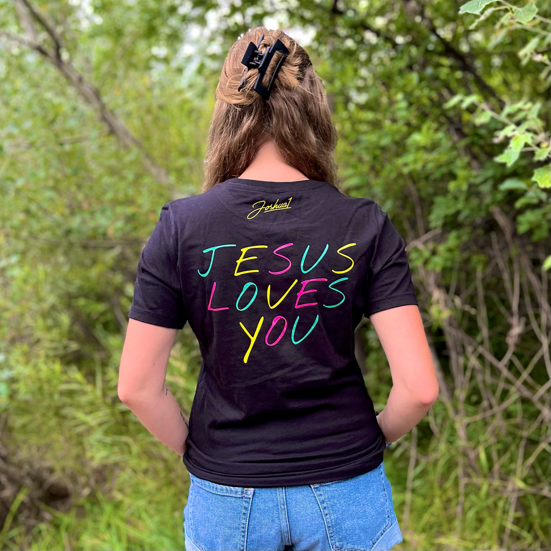 Jesus Loves You (Colorful) - Women's Shirt