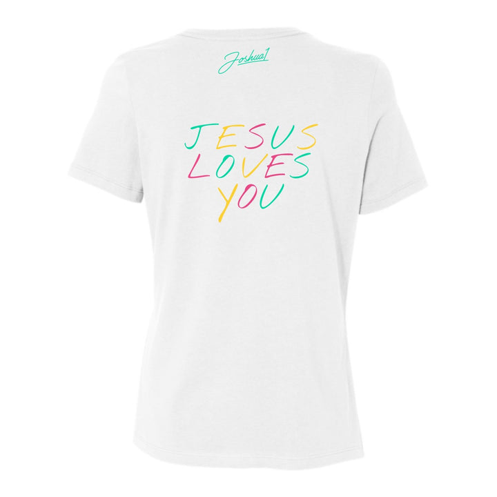 Jesus Loves You (Colorful) - Women's Shirt