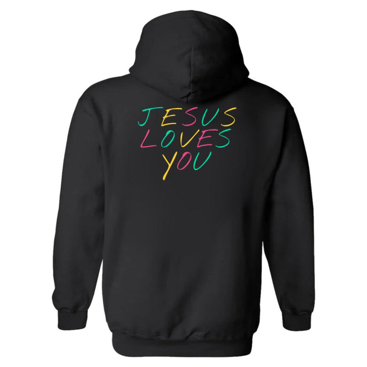Jesus Loves You (Colorful) - Hoodie