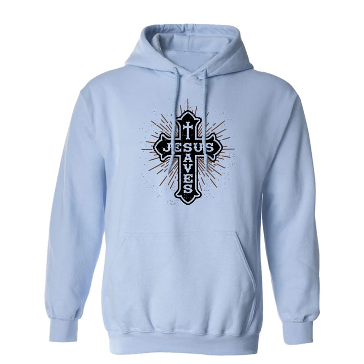 Jesus Saves (Cross) - Hoodie