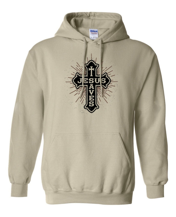 Jesus Saves (Cross) - Hoodie