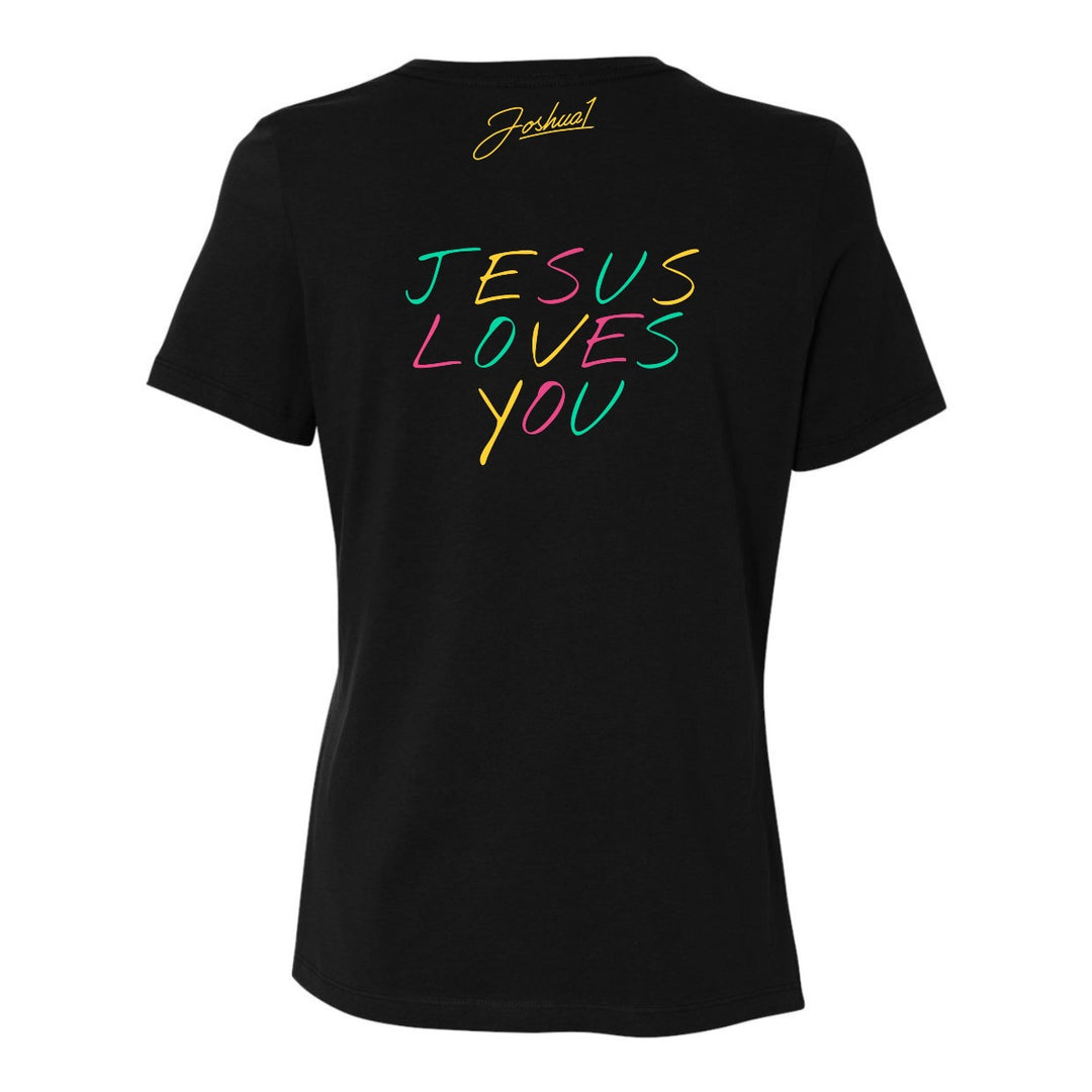 Jesus Loves You (Colorful) - Women's Shirt