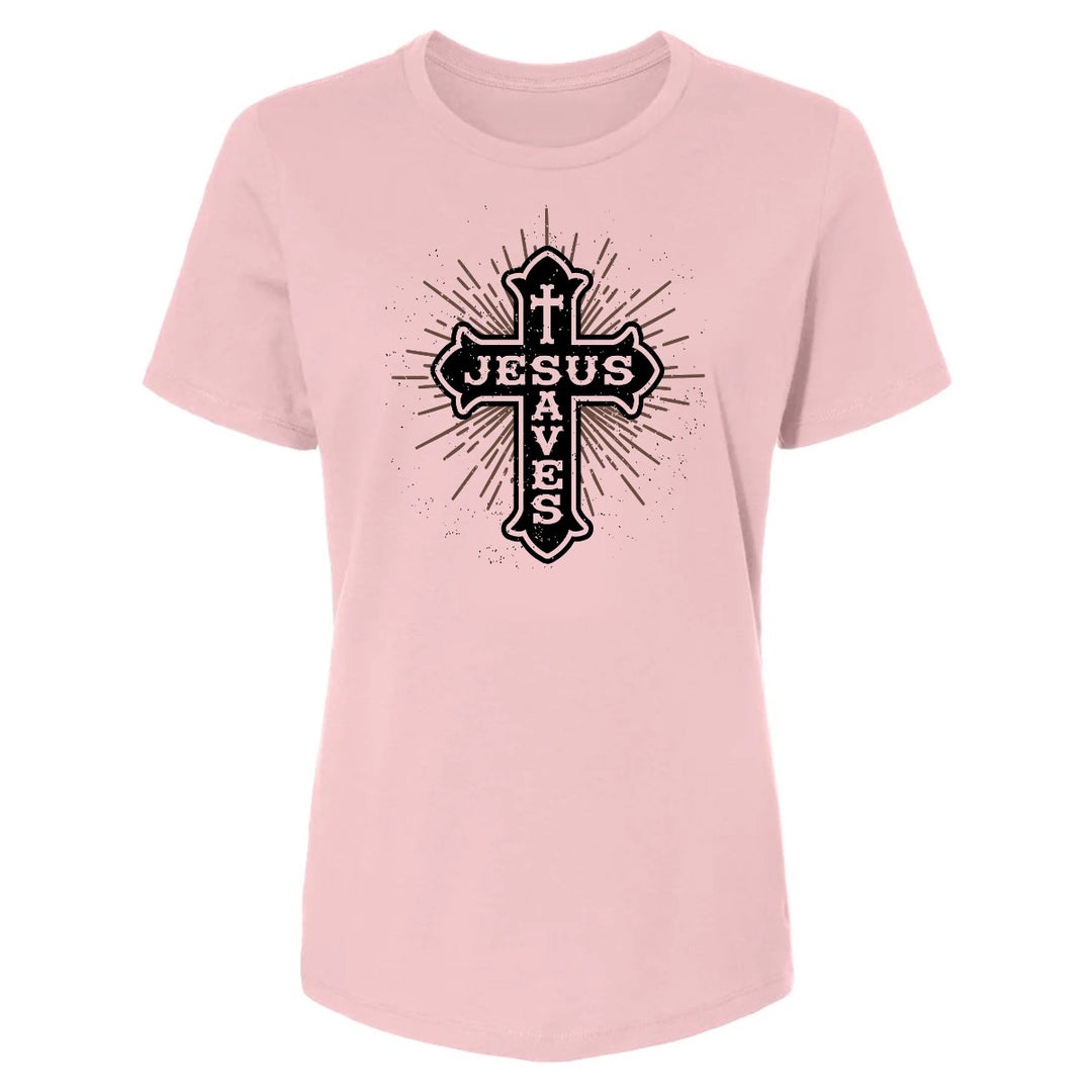 Jesus Saves (Cross) - Women's Shirt